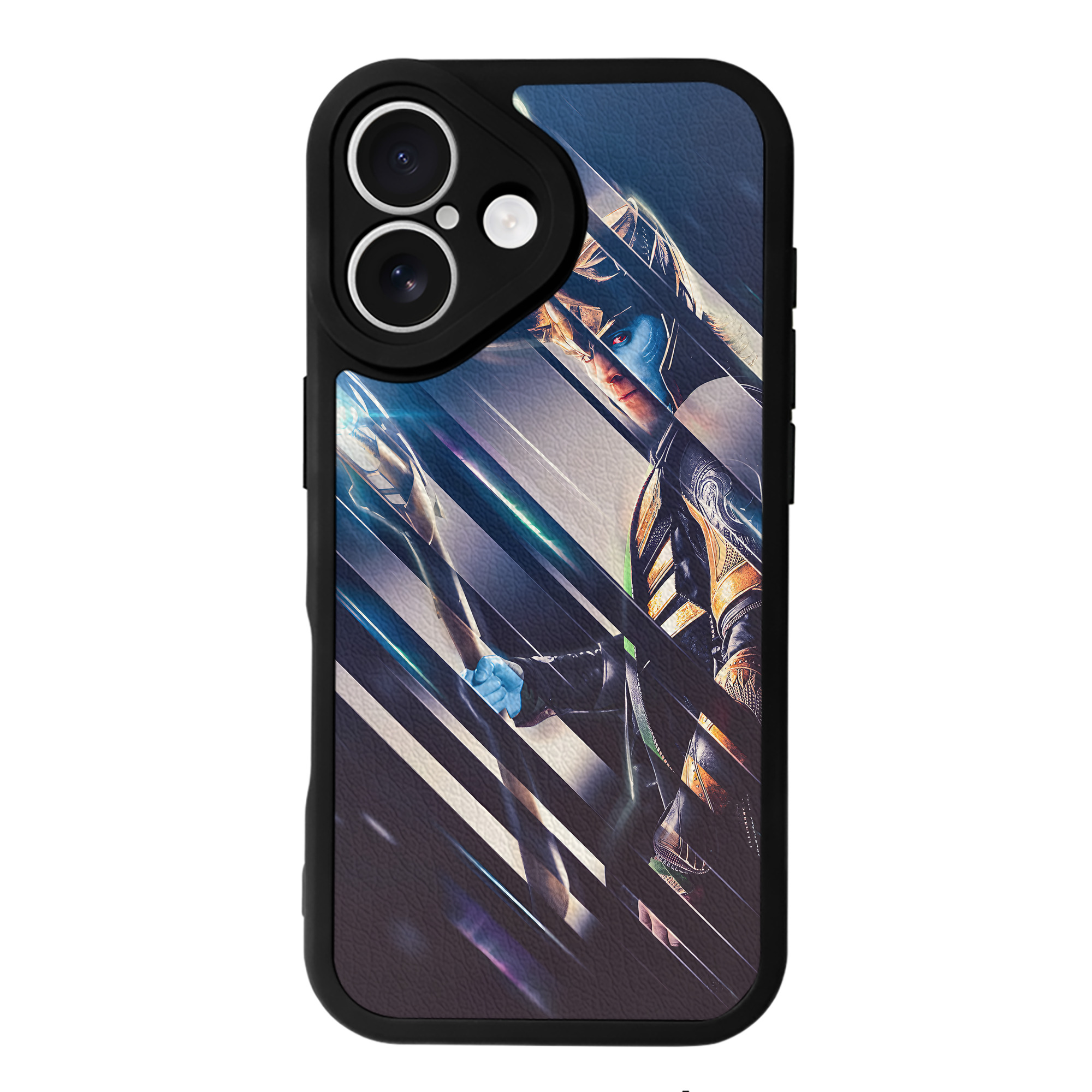 （画像用） アベンジャーズ The Avengers 【iPhone 16シリーズ対応】シリコンスマホケース（レザー調） 材質：シリコン